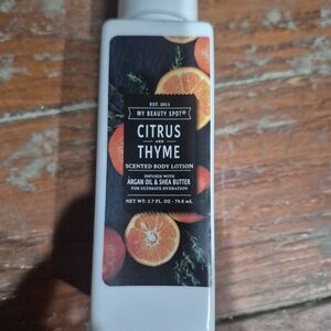 Citrus and Thyme Scented Body Lotion - White